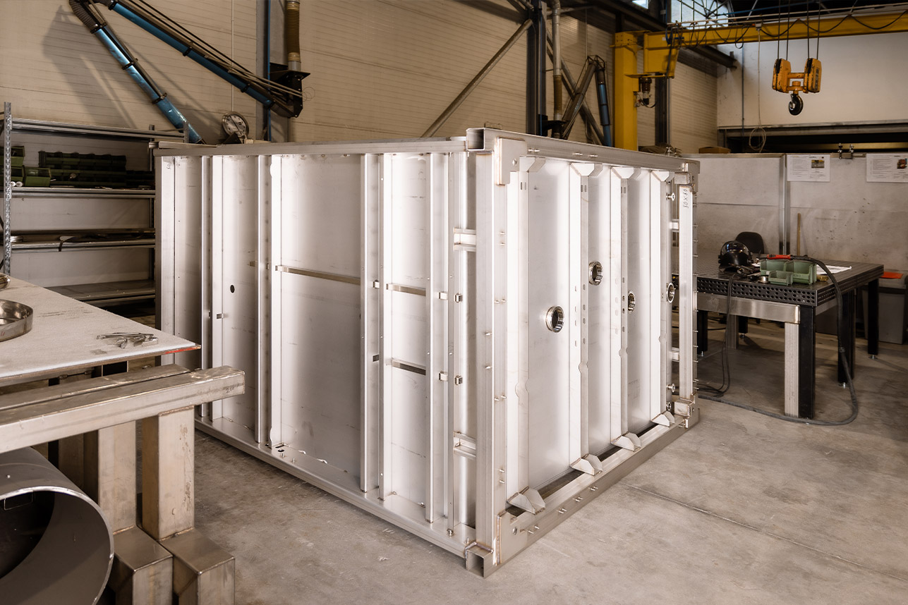 Camera inox lucida per cleanroom settore cosmetico – Crainox
